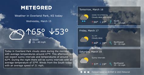 10 day weather overland park ks - Overland Park, KS weekend weather forecast, high temperature, ... Rain showers early with some sunshine later in the day. High 82F. Winds SSW at 10 to 20 mph. Chance of rain 50%. Humidity 62%
